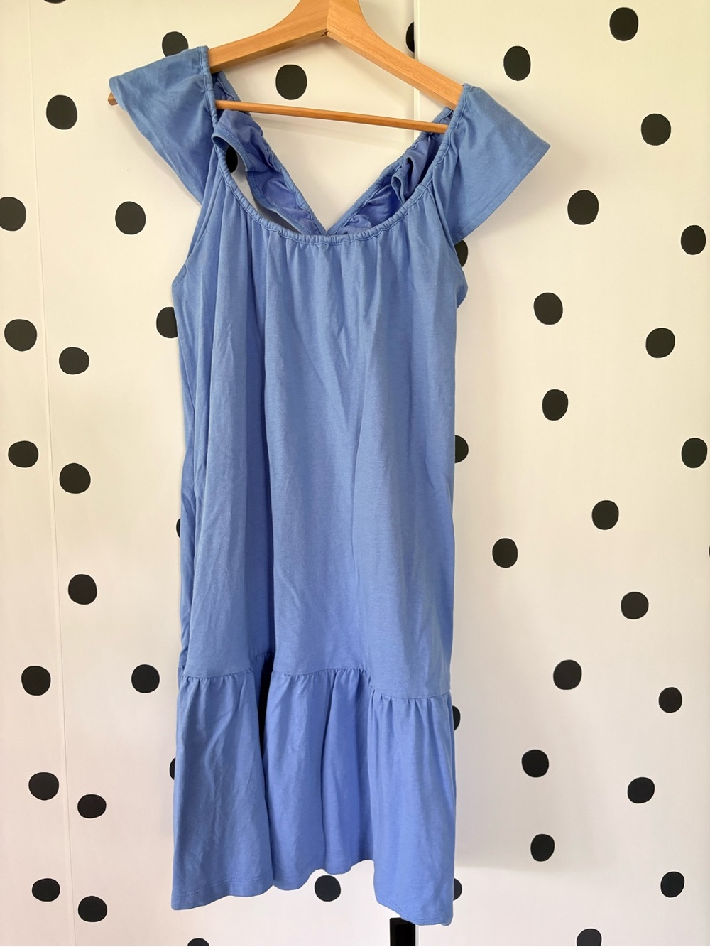 Light Blue Summer Tiered Dress